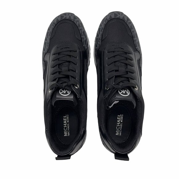 ✨MICHAEL KORS Wilma Trainer sz 9.5 Women Shoes Casual Sneakers Black 49S1WIFS1D✨ - Picture 6 of 10